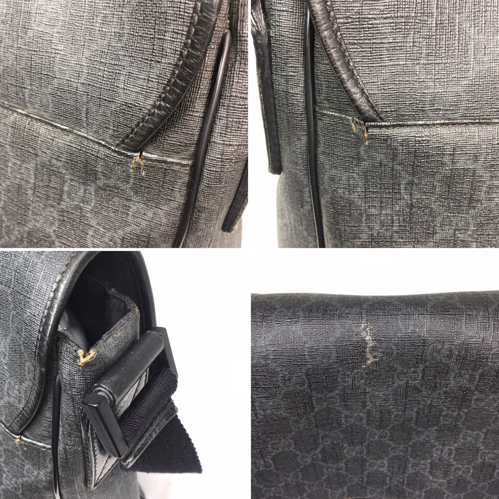 Authentic Gucci black monogram unisex mess… - Picture 14 of 16